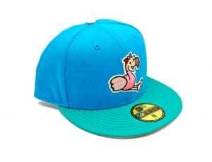 Ellie's Flamingo 59Fifty Fitted Hat by The Capologists x New Era Right