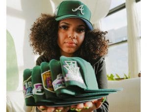 Hat Club Green Silky Icys 59fifty Fitted Hat Collection by MLB x New Era Patch