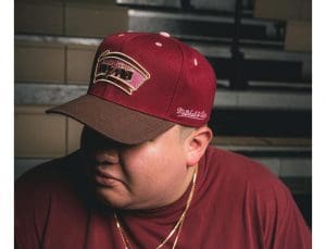 Lids Brown Sugar Bacon 2 Fitted Hat Collection by NBA x Mitchell And Ness Left