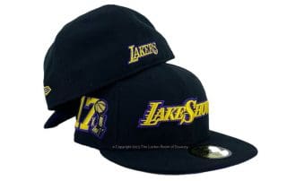 Los Angeles Lakers 17x Lakeshow Black 59Fifty Fitted Hat by NBA x New Era