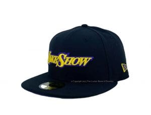 Los Angeles Lakers 17x Lakeshow Black 59Fifty Fitted Hat by NBA x New Era Left