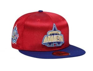 Anaheim Angels 40th Anniversary Satin Two Tone 59Fifty Fitted Hat by MLB x New Era