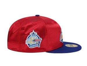Anaheim Angels 40th Anniversary Satin Two Tone 59Fifty Fitted Hat by MLB x New Era Patch