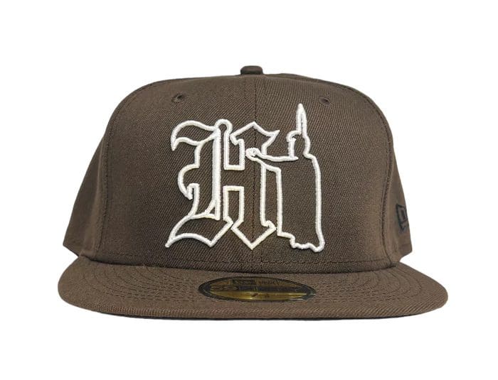 Hi Kame Walnut 59Fifty Fitted Hat by 808allday x New Era