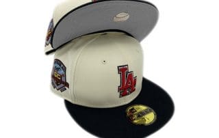 Los Angeles Dodgers Cream NWA Custom 59Fifty Fitted Hat by MLB x New Era