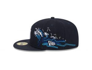 MLB Tonal Wave 2023 59Fifty Fitted Hat Collection by MLB x New Era Left