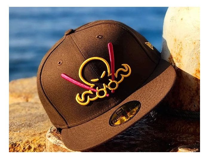 Retro Pop OctoSlugger 59Fifty Fitted Hat by Dionic x New Era