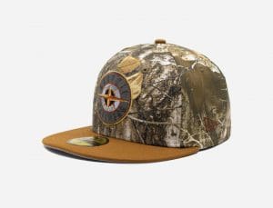 Seattle Mariners 40th Anniversary Realtree 59Fifty Fitted Hat by MLB x New Era Left