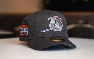Tampa Bay Rays Tropicana Field Wool Grey 59Fifty Fitted Hat by MLB x New Era