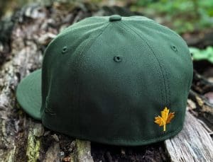 Canada Badge Alpine Green 59Fifty Fitted Hat by Noble North x New Era Back