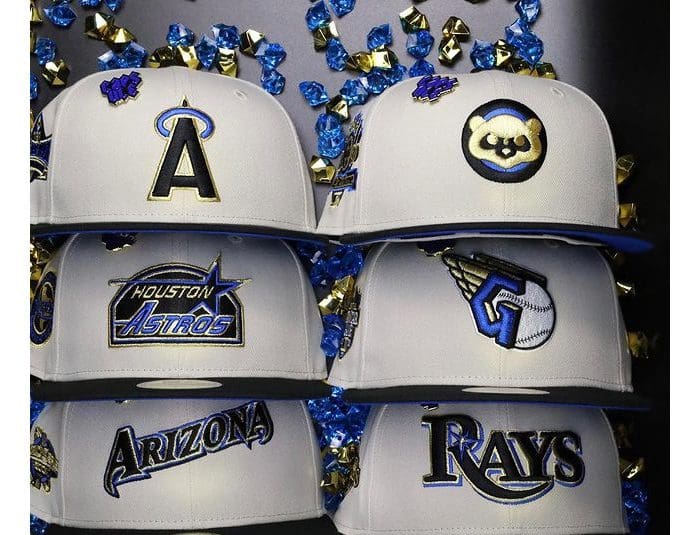 Capsule Hats Sapphire Stone Pack 59Fifty Fitted Hat Collection by MLB x