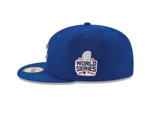 Chicago Cubs 2016 World Series Blue 59Fifty Fitted Hat by MLB x New Era Patch