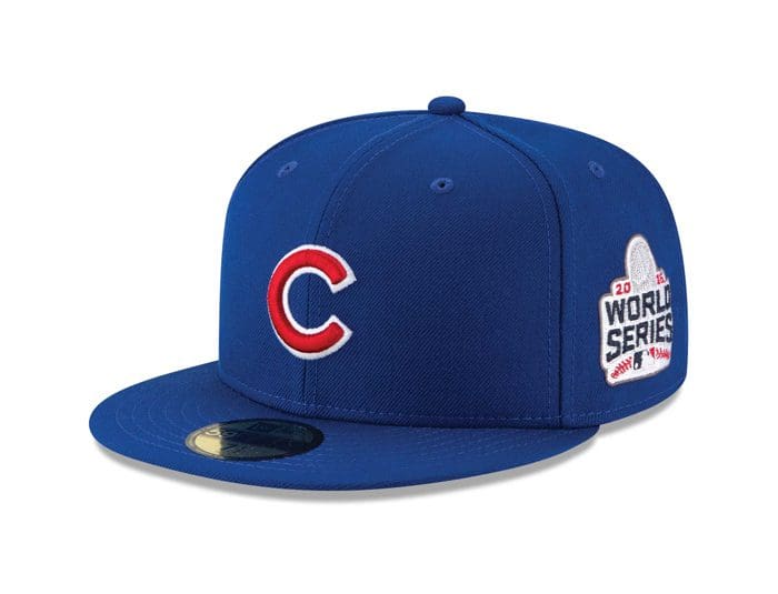 Chicago Cubs 2016 World Series Blue 59Fifty Fitted Hat by MLB x New Era