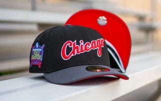 Chicago White Sox 2005 World Champions Black Charcoal 59Fifty Fitted Hat by MLB x New Era
