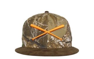 Crossed Bats Logo Realtree Camo 59Fifty Fitted Hat by JustFitteds x New Era