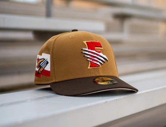 Fresno Grizzlies Khaki Mocha 59Fifty Fitted Hat by MiLB x New Era