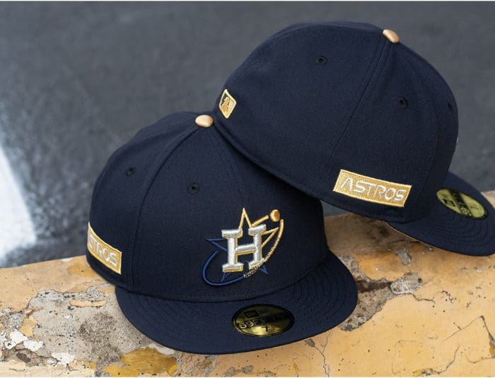 New Era Cappello Houston Astros 9TWENTY City Connect – NASA Space City, Berretto Regolabile Strapback, Colore Navy