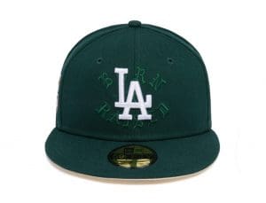 Blue Heaven Los Angeles Dodgers 59Fifty Fitted Hat Collection by Born x Raised x MLB x New Era Green