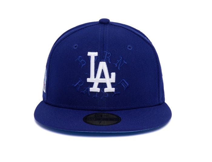 Blue Heaven Los Angeles Dodgers 59Fifty Fitted Hat Collection by Born x Raised x MLB x New Era