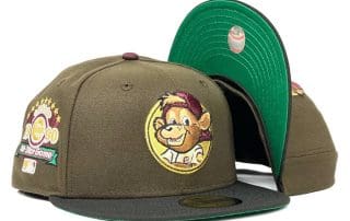Chicago Cubs Clark Bear 1990 All-Star Game Brown Black 59Fifty Fitted Hat by MLB x New Era