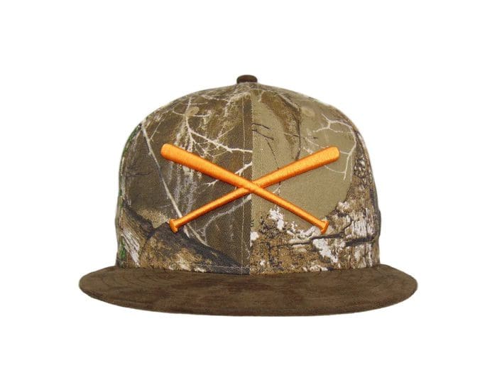 Crossed Bats Logo Realtree Edge 59Fifty Fitted Hat by JustFitteds x New Era