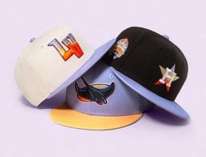 Hat Club Pastel Pack 59Fifty Fitted Hat Collection by MLB x New Era Front