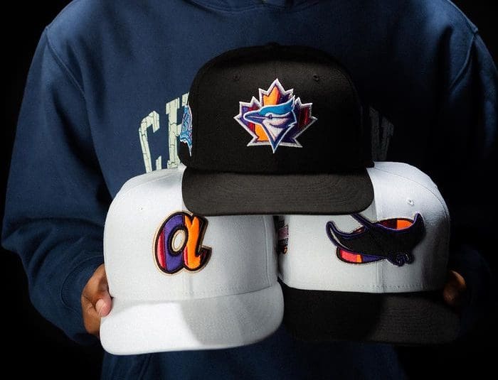 New Era Toronto Blue Jays Fall Collection 1993 World Series Capsule Hats  Exclusive 59Fifty Fitted Hat Orange/Yellow - FW21 - US
