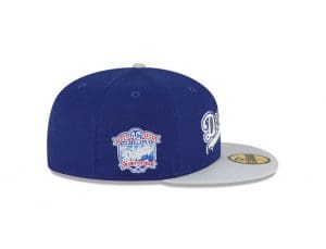 MLB Just Caps Gray Visor 59Fifty Fitted Hat Collection by MLB x New Era Patch