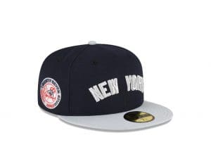 MLB Just Caps Gray Visor 59Fifty Fitted Hat Collection by MLB x New Era Right
