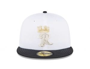 MLB Just Caps Optic White 59Fifty Fitted Hat Collection by MLB x New Era Front