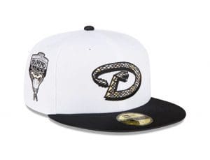 MLB Just Caps Optic White 59Fifty Fitted Hat Collection by MLB x New Era Right