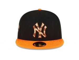 MLB Just Caps Orange Visor 59Fifty Fitted Hat Collection by MLB x New Era Front