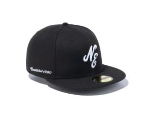 New Era Classic Logo 59Fifty Fitted Hat by New Era Black