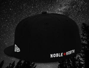 North Star Black 59Fifty Fitted Hat by Noble North x New Era Back