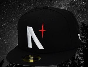 North Star Black 59Fifty Fitted Hat by Noble North x New Era Front