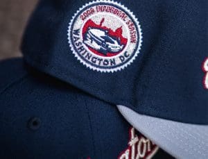 Washington Nationals 2008 Inaugural Season Navy Grey 59Fifty Fitted Hat by MLB x New Era Patch