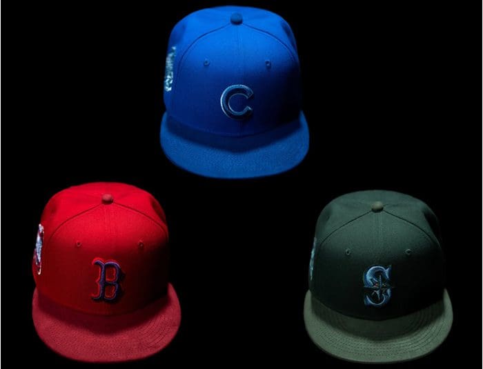 New Era 59FIFTY Black Soutache Chicago Cubs Hat - Black, Royal Black / 7 5/8