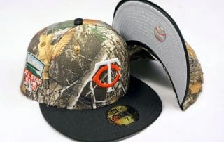 Minnesota Twins Realtree Black Glow In the Dark 59Fifty Fitted Hat by MLB x New Era