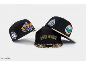 MLB Just Caps Black Crown 59Fifty Fitted Hat Collection by MLB x New Era