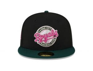 MLB Just Caps Black Crown 59Fifty Fitted Hat Collection by MLB x New Era Logo