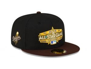 MLB Just Caps Black Crown 59Fifty Fitted Hat Collection by MLB x New Era Right