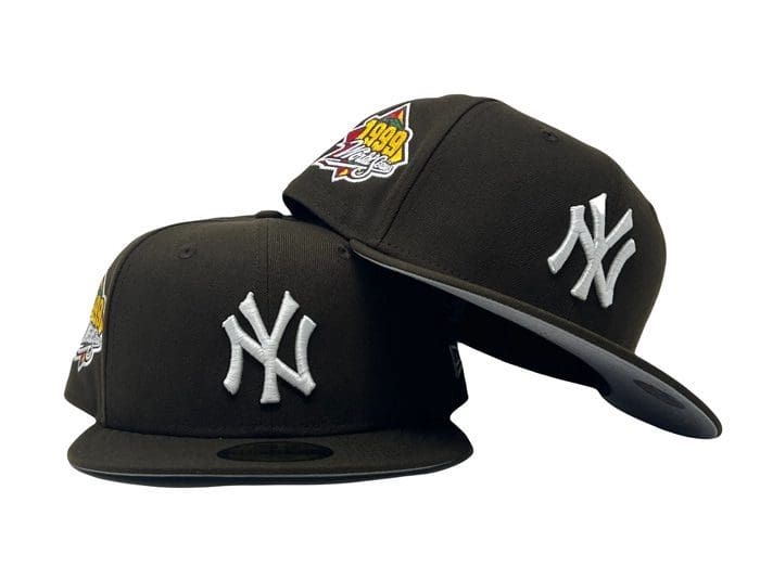 New York Yankees 1999 World Series Brown 59Fifty Fitted Hat by MLB x New Era
