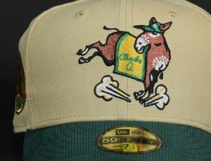 Oakland Athletics 1973 World Series Charlie O 59Fifty Fitted Hat by MLB x New Era Front