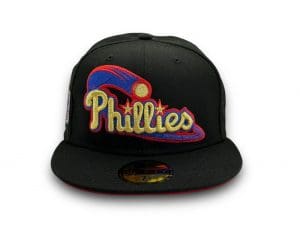 Philadelphia Phillies 1996 All-Star Game Black Red 59Fifty Fitted Hat by MLB x New Era