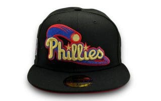 New Era Philadelphia Phillies Burgundy 2022 World Series 59FIFTY Fitte