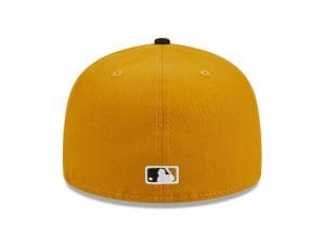 Pittsburgh Pirates Retro City Black Yellow 59Fifty Fitted Hat by MLB x New Era Back