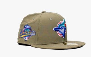 Toronto Blue Jays 93 World Series Ripstop Olive 59Fifty Fitted Hat by MLB x New Era