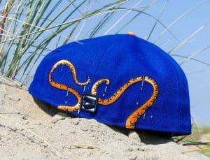 World Octopus Day 2023 OctoSlugger 59Fifty Fitted Hat by Dionic x New Era Back