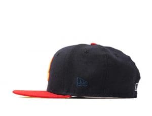 Atlanta Braves 2000 All-Star Game Black Red 59Fifty Fitted Hat by MLB x New Era Side