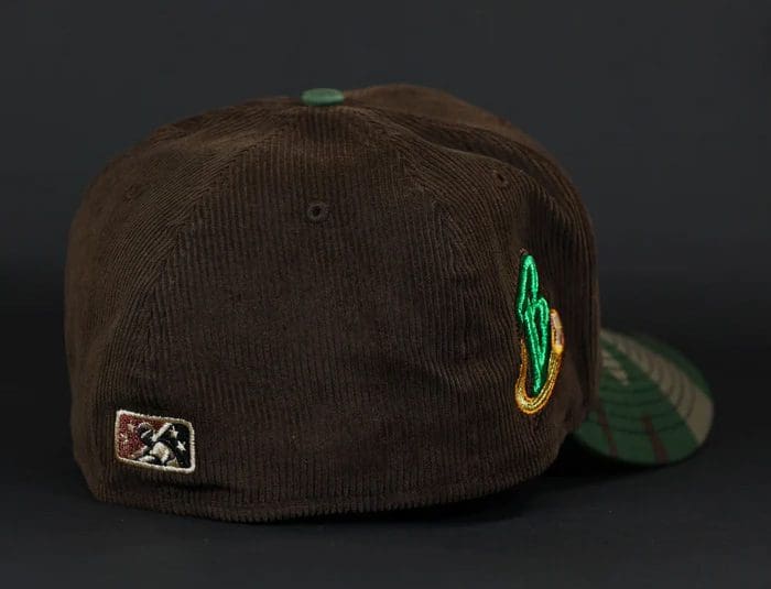 Buffalo Bisons Sliding Bison Mahogany Corduroy Woodland Camo 59Fifty